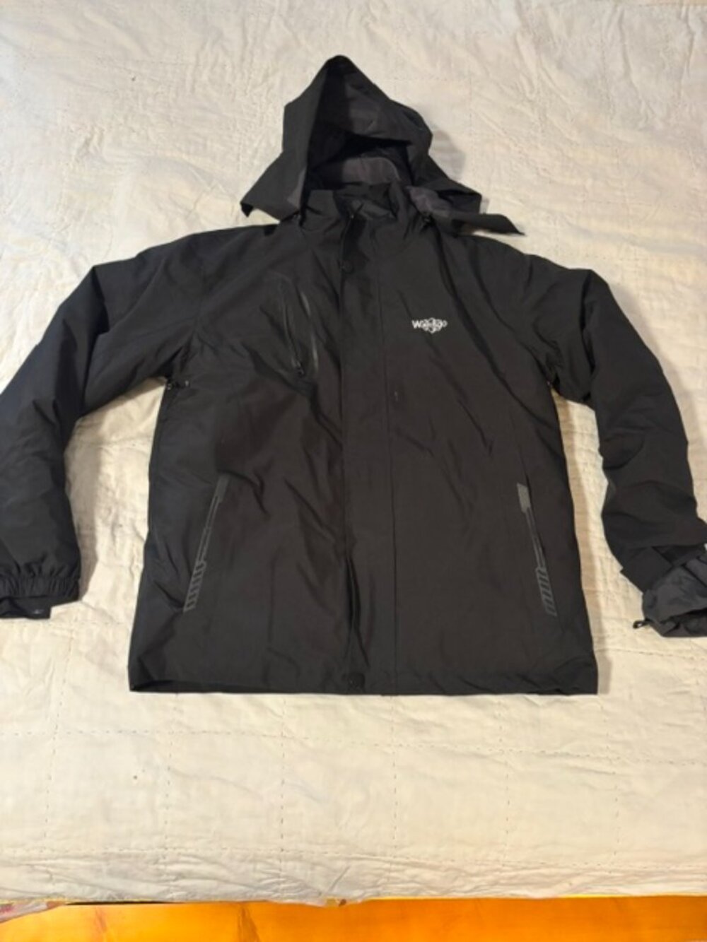 Wantdo child 14-16 black 3 in 1 winter coat set
